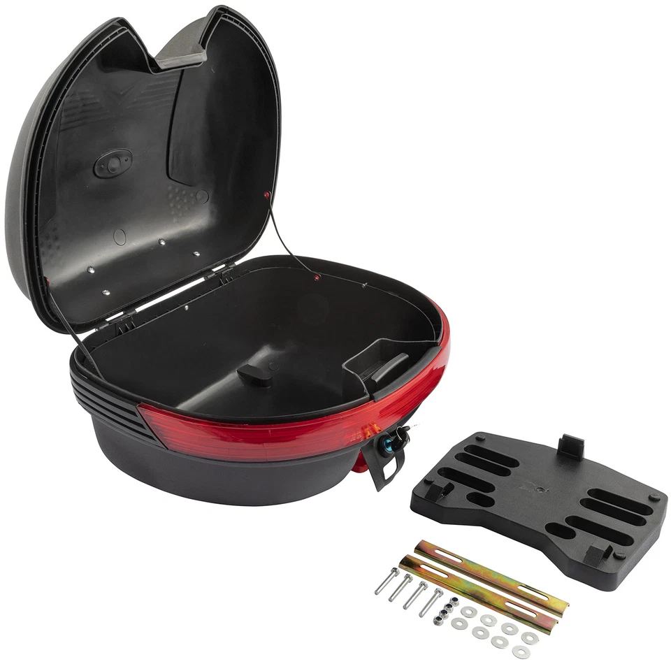 Bauletto Moto Scooter Piastra Universale Riflettori Sgancio Rapido Valigia 34LT - Imagen 3 de 3