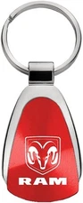 Au-TOMOTIVE GOLD, INC. Officially Licensed Red Teardrop Key Fob for Ram
