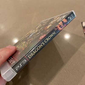 Dragons Crown - Sony PlayStation 3 PS3 Complete CIB Worn Crack On Center
