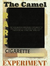 The Camel Rare Cigarette Experiment:  PUBLISHING RIGHTS FOR SALE!!