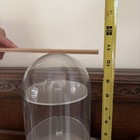 Vintage Glass Cloche w/ Wood Base & 3 Tiered Acrylic Stand 11”X 6.5” — photo 9