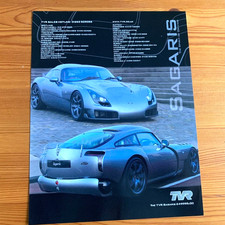 TVR SAGARIS - FRAMEABLE COLLECTIBLE ORIGINAL CLASSIC CAR ADVERT