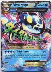 Primal Kyogre EX 55/160 XY Primal Clash Ultra Rare Holo