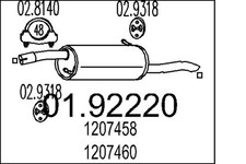 Pot d'échappement Ford FUSION