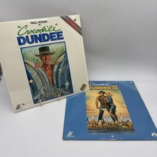 Crocodile Dundee Part 1  2 Laserdisc LD, Movies Paul Hogan