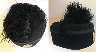 FEZ IN FELTRO RASATO NERO ORIGINALE DEL FGC del 1932/35 – Ventennio anni 30