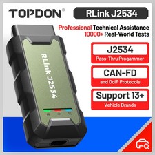 Topdon Rlink J2534 Fit For Toyota Tis Car Diagnostic Tool Obd2 Topdon Rlink J2534 Fit For Toyota Tis Car Diagnostic Tool Obd2