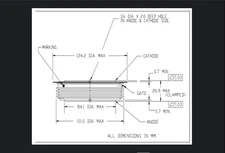 5000A Phase Control Capsule Thyristor Convex Type SCR Silicon Controlled Ballast