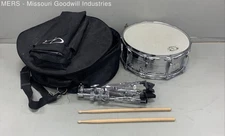 GP Percussion Snare Drum With Stand, Sticks and Bag