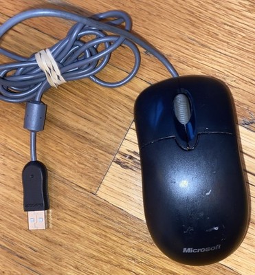 Microsoft Basic Optical Mouse V 2.1 Model 1094 USB Wired Universal