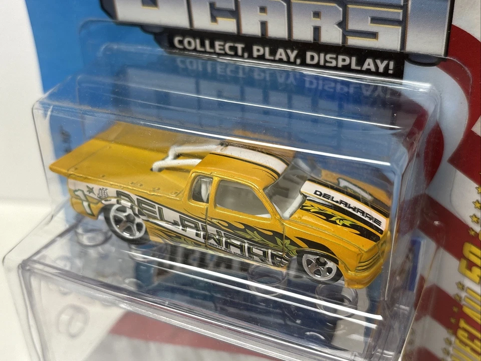 Chevy S-10 #1 2008 Hot Wheels Connect Cars amarillo '98 Pro Stock raro Foto 3 de 4