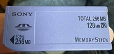 Sony Memory Stick Select 256MB Card MSA-128S2, Lock Feature 128MB x2 