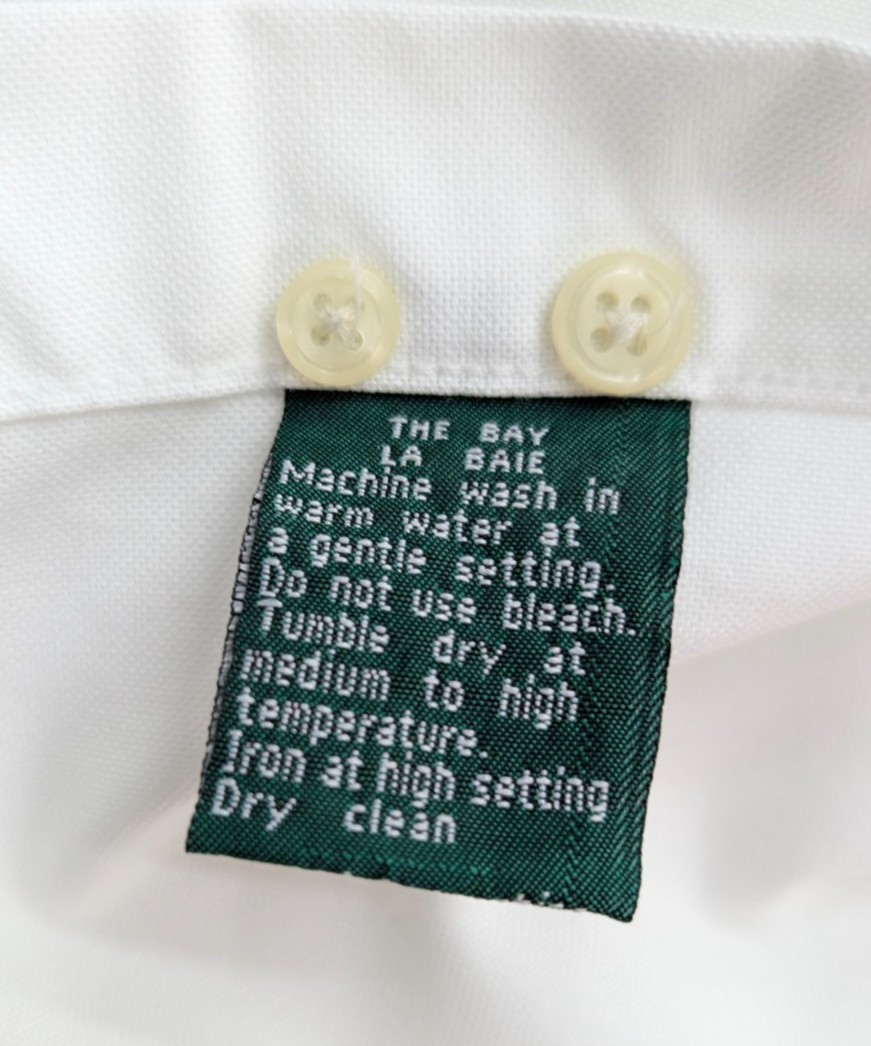 Hunt Club Supreme Men's Dress Shirt Size 16 x 34/35 White Button-Down thumbnail 13