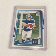 2025 Panini Donruss Cam Skattebo #302 Rated Rookie New York Giants NFL Football