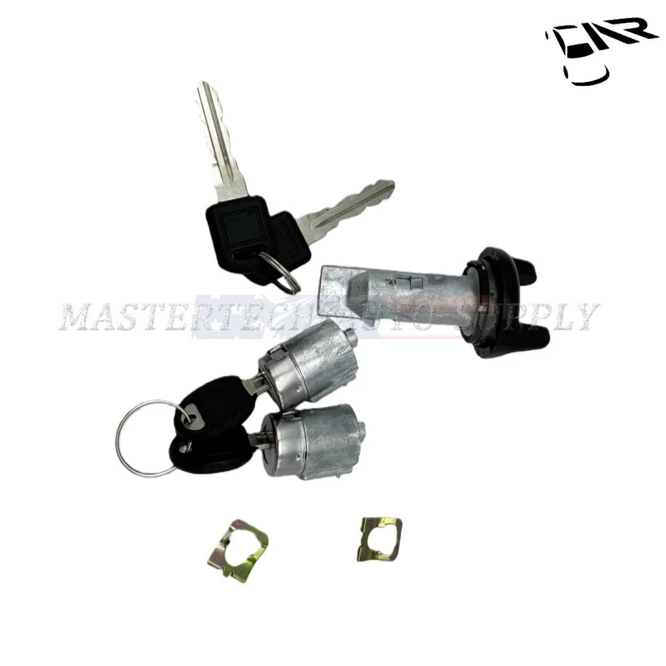 Juego de cilindros de encendido y bloqueo de puerta para GMC C1500, C2500 Suburban 1995-1997 Foto 2 de 4