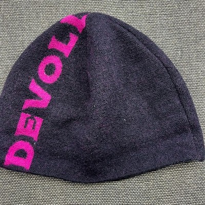 Devold Damen Mütze Einheitsgröße 100% Schurwolle Fleece Lila Thermo