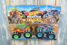 Hot Wheels Monster Trucks Motosaurus VS Mega Wrex 1:64