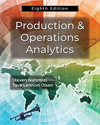 Production and Operations - Hardcover, by Steven Nahmias; Tava - Very Good