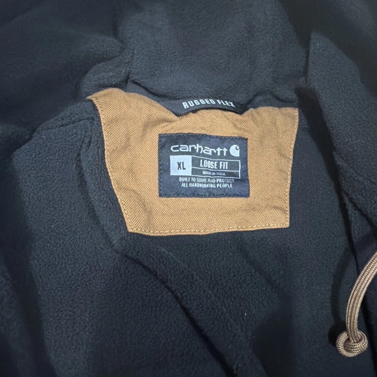 Carhartt Men Rugged Flex Duck Insulated Fleece Lined Jacket MSRP $120 Size XL - product detail image 6