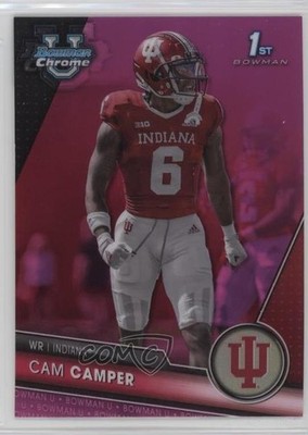 2023 Bowman U Chrome Pink Refractor Cam Camper #21 0a6