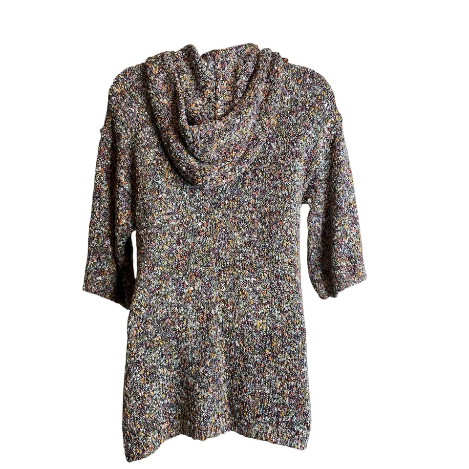 Женский вязаный длинный кардиган с капюшоном Anthropologie One Girl Who EST. Размер L - Изображение 2 из 4