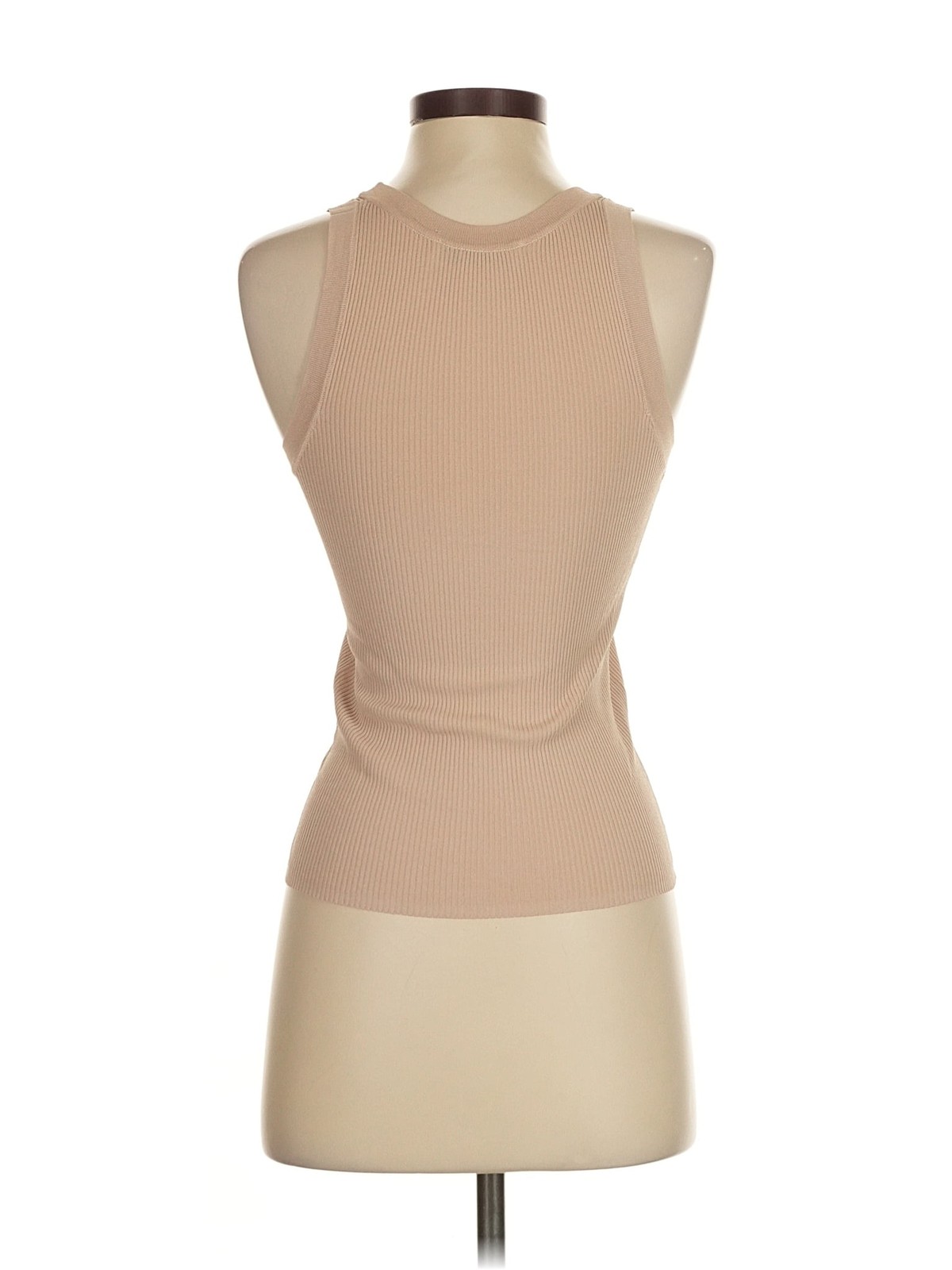 Zara Women Brown Tank Top S thumbnail 2