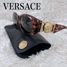 VERSACE Sunglasses Medusa Tortoiseshell Vintage Authentic From Japan