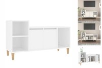 Tv-Schrank Weiß 100X35X55 Cm Spanplatte