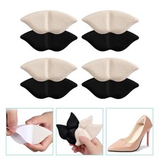 4 Pairs Wear Resistant Heel Cushions Adhesive Heel Liners for Outdoor Use