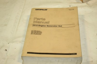 OEM CAT Caterpillar Parts Manual 3412 Engine Generator Set