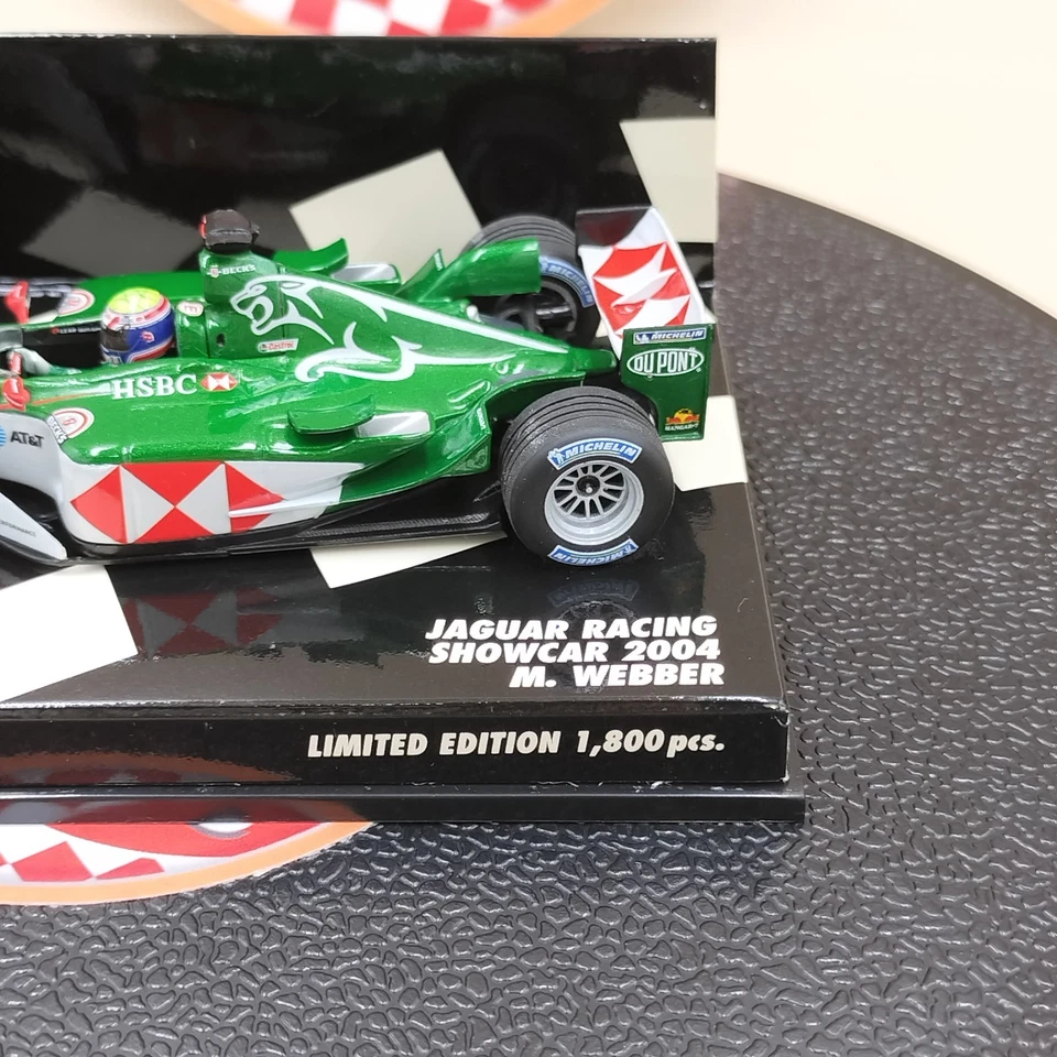 MINICHAMPS 1/43 Jaguar Racing Show Car 2004 Mark Webber #14 400040084 - Image 3 of 4