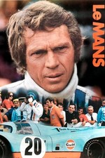 Poster Manifesto Locandina Cinema Film La 24 Ore Le Mans Steve McQueen 32x47 Cm.