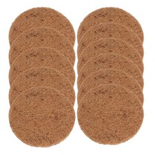 10 Pcs Coconut Fiber Bird Nesting Pads Natural Round Mats for Breeding