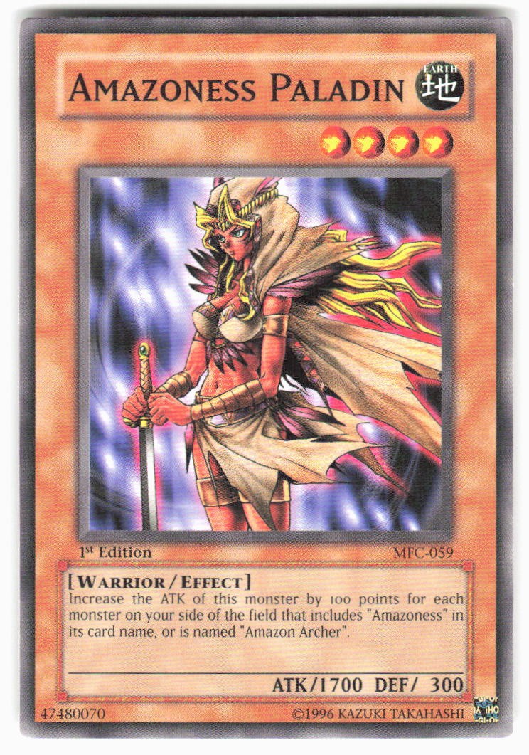 Amazoness Paladin Common Magician's Force MFC-059 LP-MP