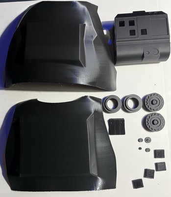 Tie Fighter Pilot Chest , Chest Box  And Back Armor