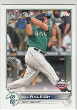 2022 Topps Opening Day Baseball Base CAL RALEIGH RC #124 Mariners