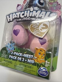 NIB Hatchimals CollEGGtibles Season 2 Toy 2 Pack + Nest by Spin Master