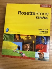 Rosetta Stone Spanish Version 3 : Level 1, 2 and 3, 4 Discs