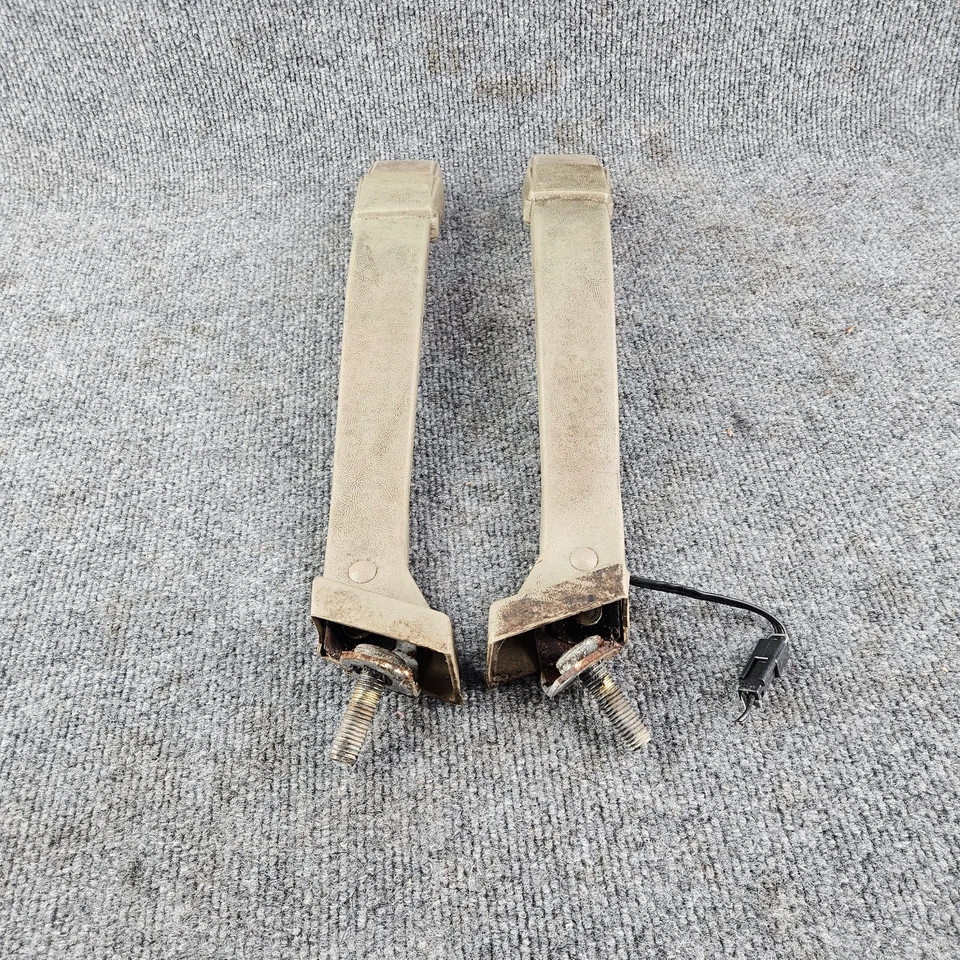 88-99 OBS Chevy GMC C/K 1500 camión canastilla izquierda derecha cinturón de seguridad hebilla bronceado OEM Foto 3 de 4