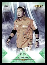 Kushida 2020 Topps WWE Undisputed Green #/50 #64 ESE
