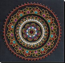 Bead Embroidery Kit "Mandala" Stitching Handmade Beadwork