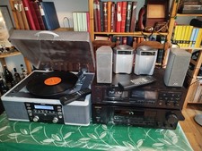 Komplette Stereo Anlage TEAC LP-R400 mit ONKYO Receiver Und Kassettendeck
