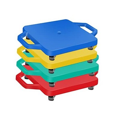 Sports Scooter Board with Handles, Floor Scooter, Sitting Scooter Colorful