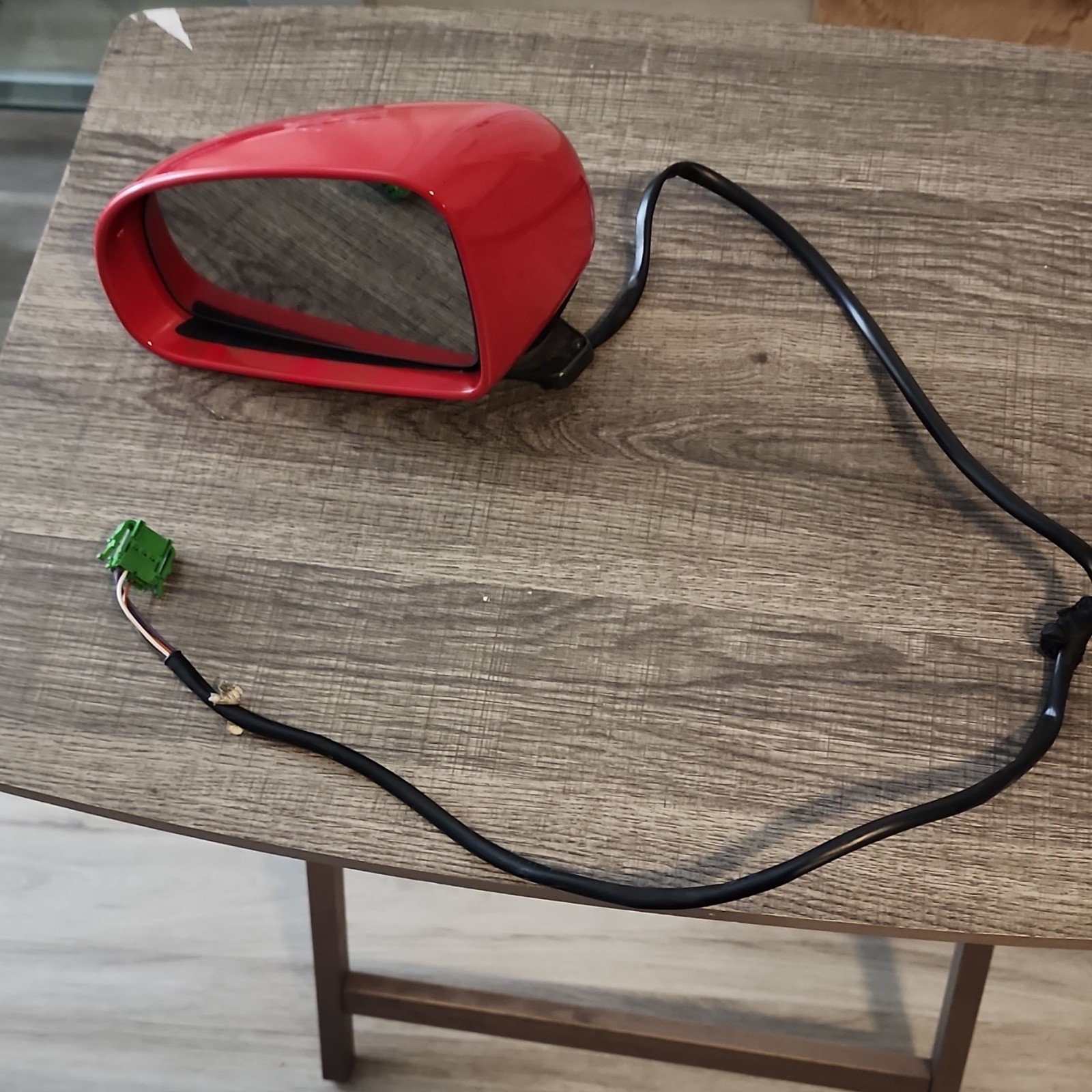 2000 Volkswagen Beetle Red Driver Side Door Mirror Left OEM 010545