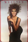 VINTAGE Whitney Houston 36x24 Poster 1987 PRE-OWNED