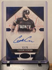 2025 Topps Tier One City Connect Signatures Colton Cowser #CCS-CC /75 Blue NR