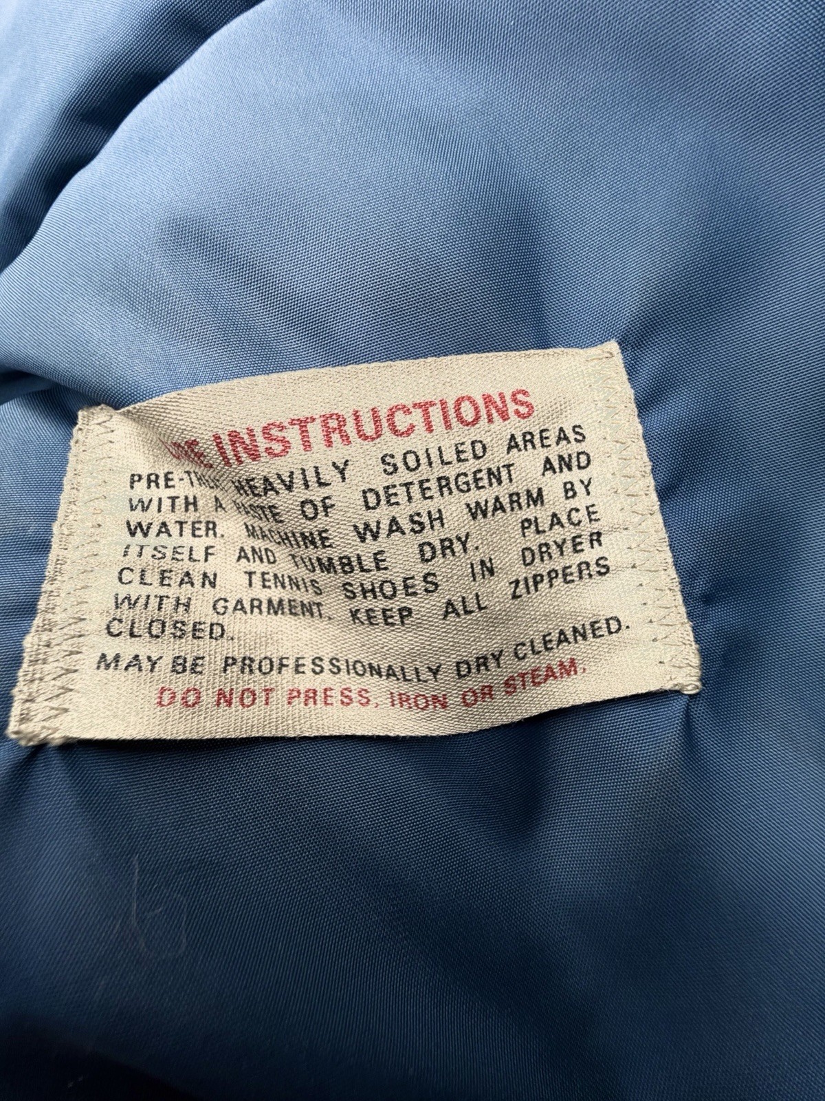 80s Sears Down Puffer Jacket Complete With Hood S… - image 11