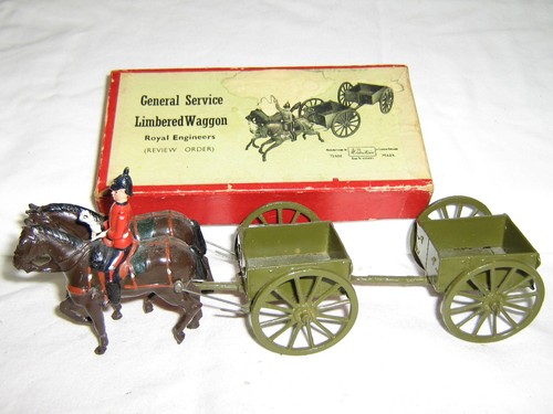 VTG BRITAINS GENERAL SERVICE LIMBERED WAGGON (R.E.) SET #1330