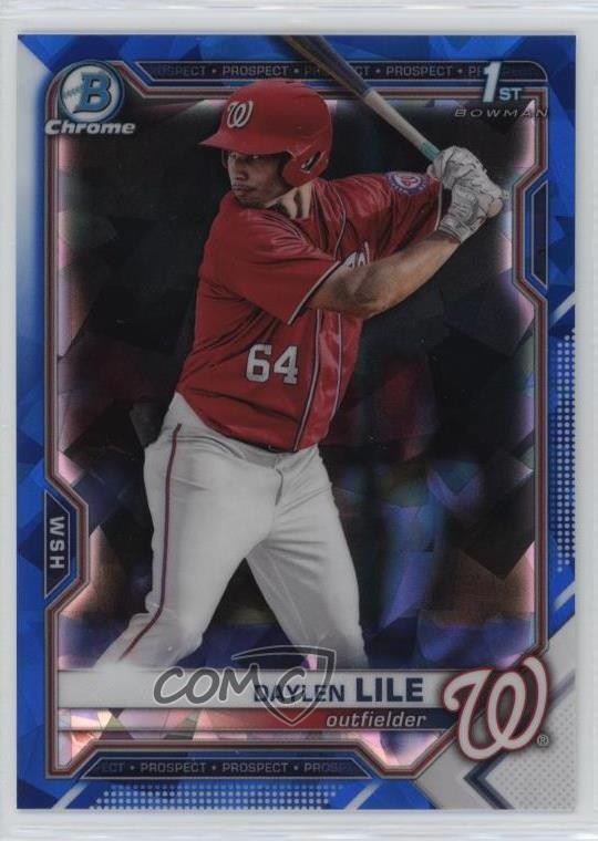 2021 Bowman Chrome Draft Sapphire Edition Daylen Lile #BDC-18 0qc1