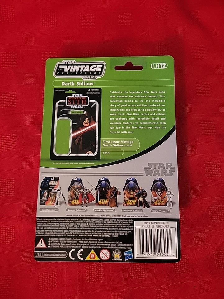 Hasbro Star Wars The Vintage Collection Darth Sidious Action Figure - Image 2 of 2